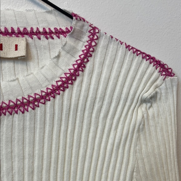 Marni Ribbed Cotton Top - Picture 3 of 6